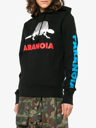 Paranoia hoodie with dinosaur print展示图