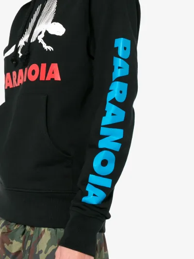 Paranoia hoodie with dinosaur print展示图