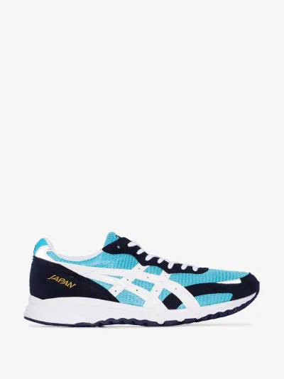 asics blue and white