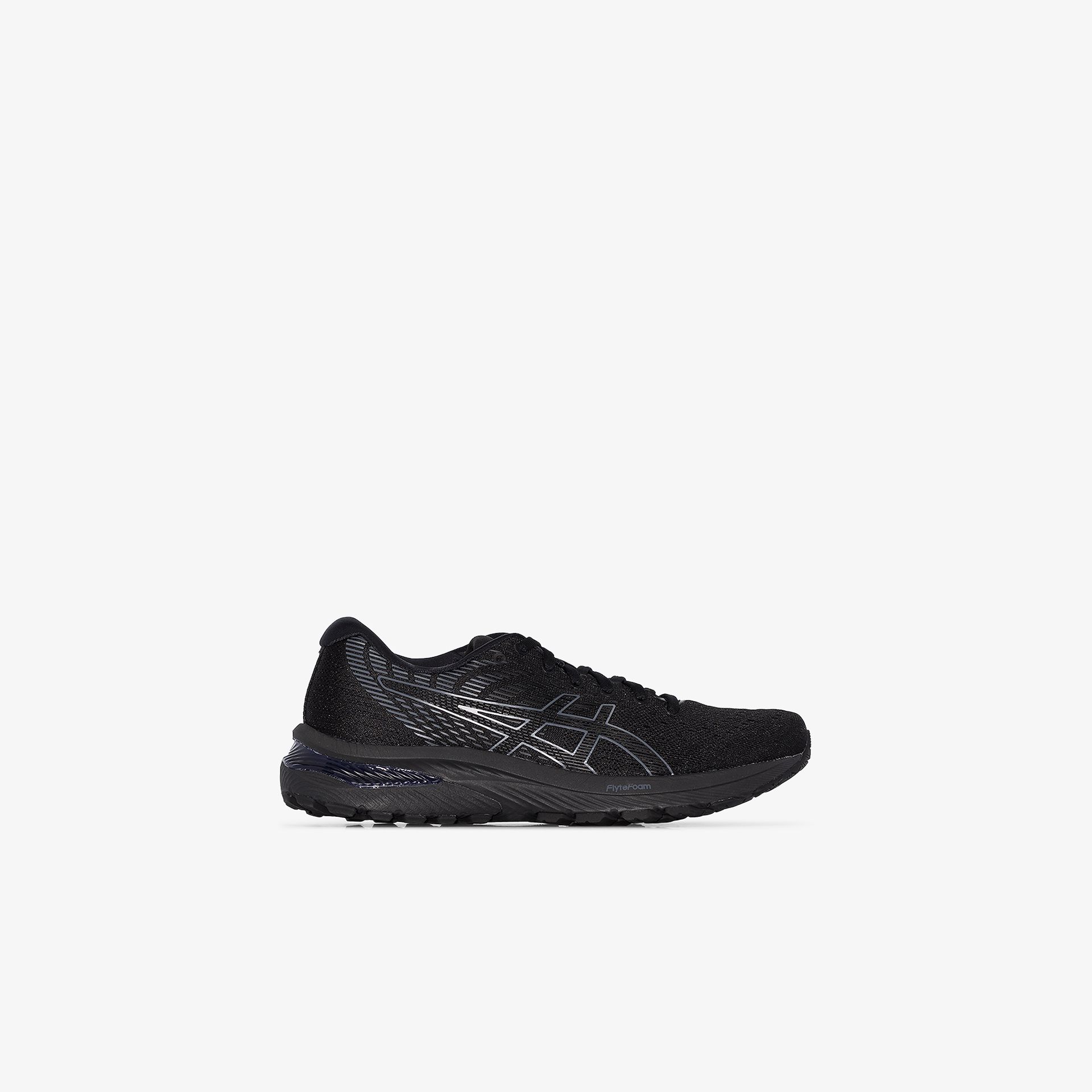 black asics shoes