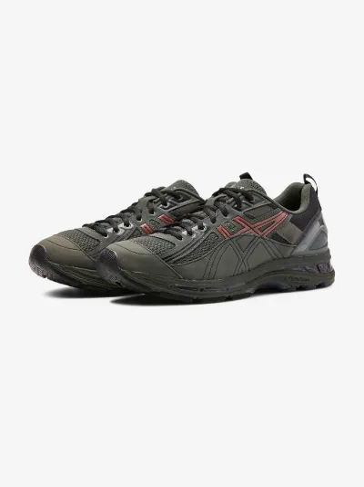 khaki asics