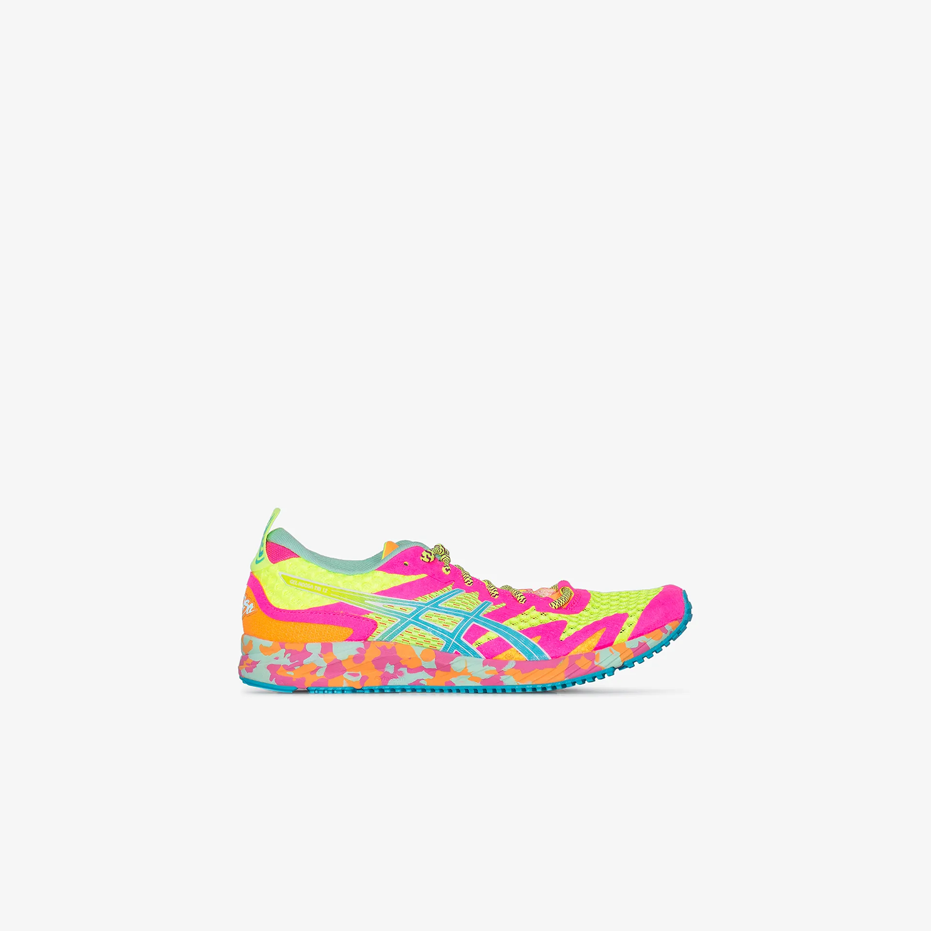 asics multi coloured trainers