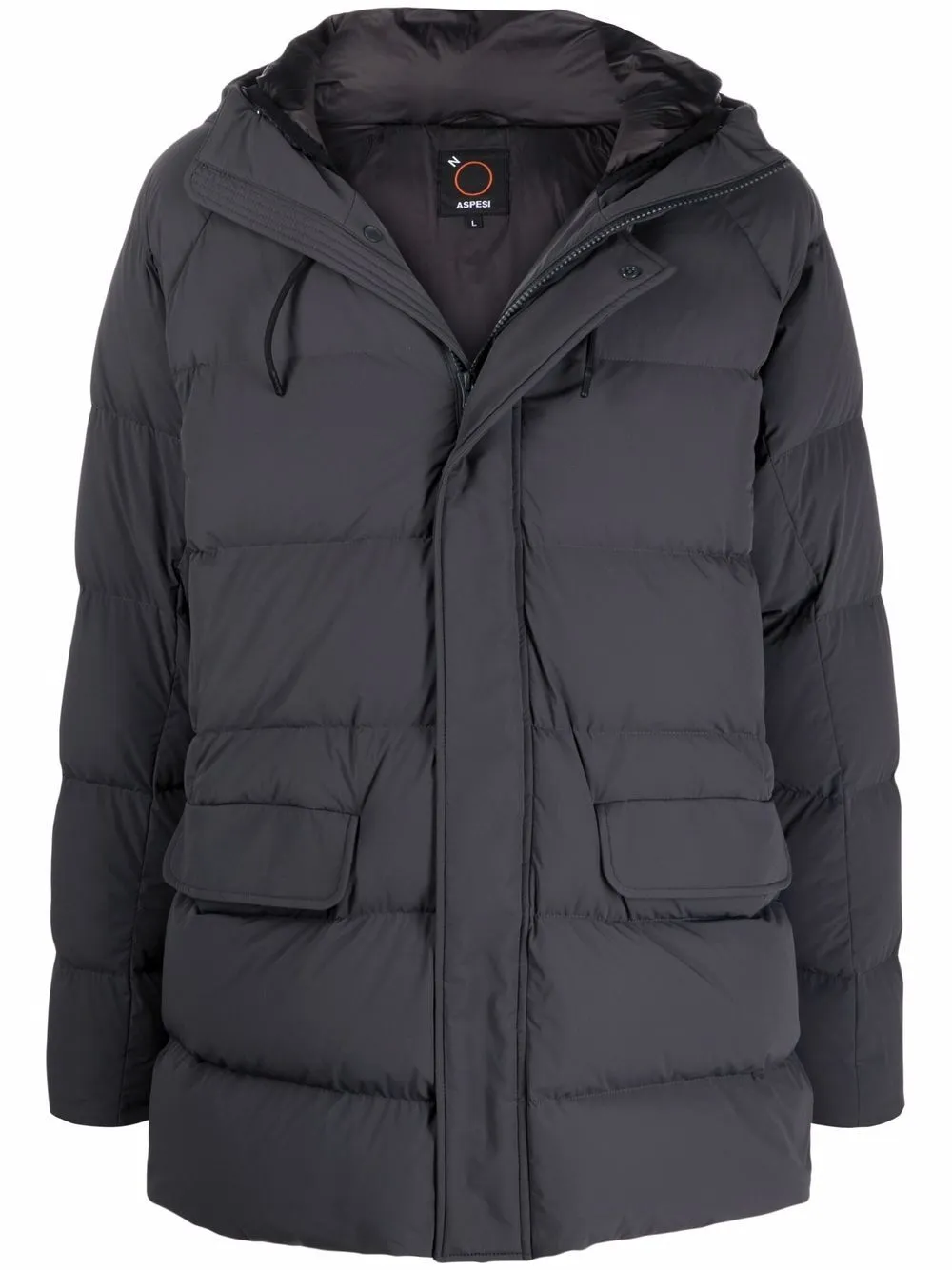 aspesi padded coat