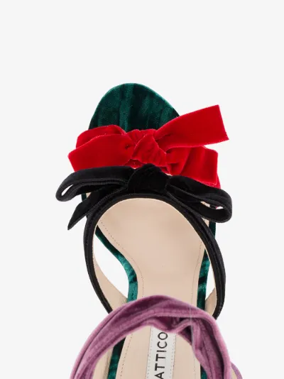 loft velvet bow sandals