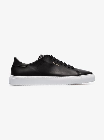 Axel Arigato Black Clean 90 Contrast Sole low top Leather Sneakers | Browns