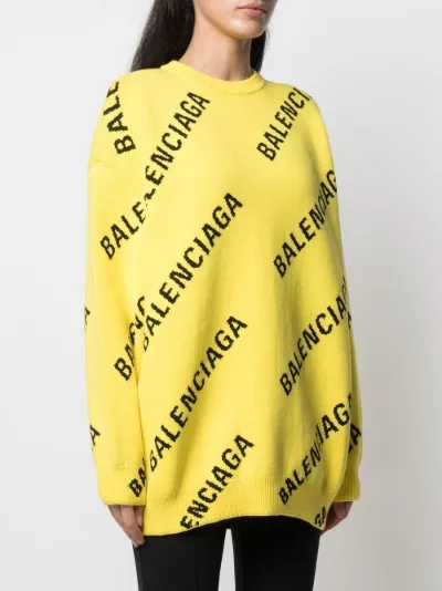 Balenciaga Allover Logo crew neck jumper Eraldo FR