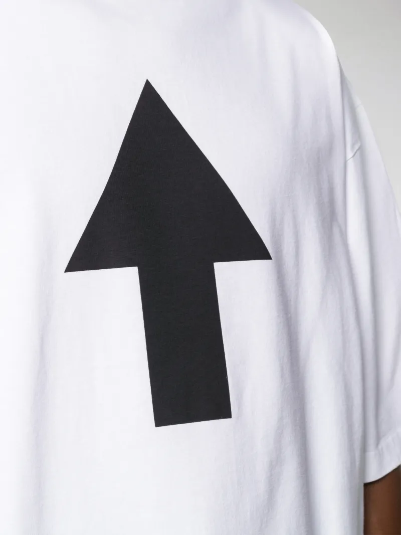 Balenciaga arrow print T-shirt white 