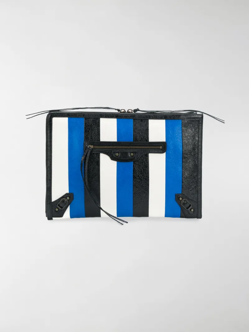 black wallet with chain