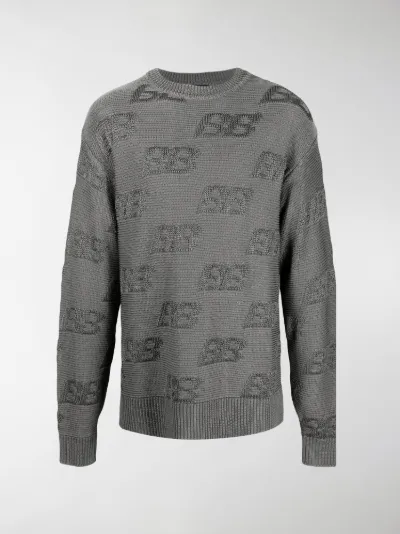 balenciaga grey jumper