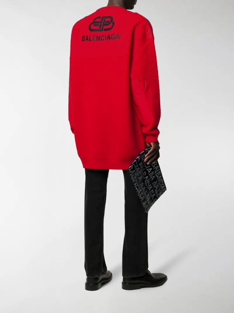 balenciaga jumper red