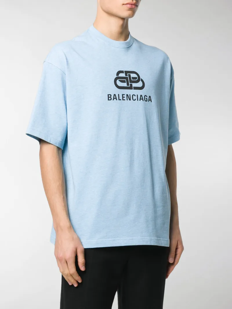 balenciaga t shirt light blue