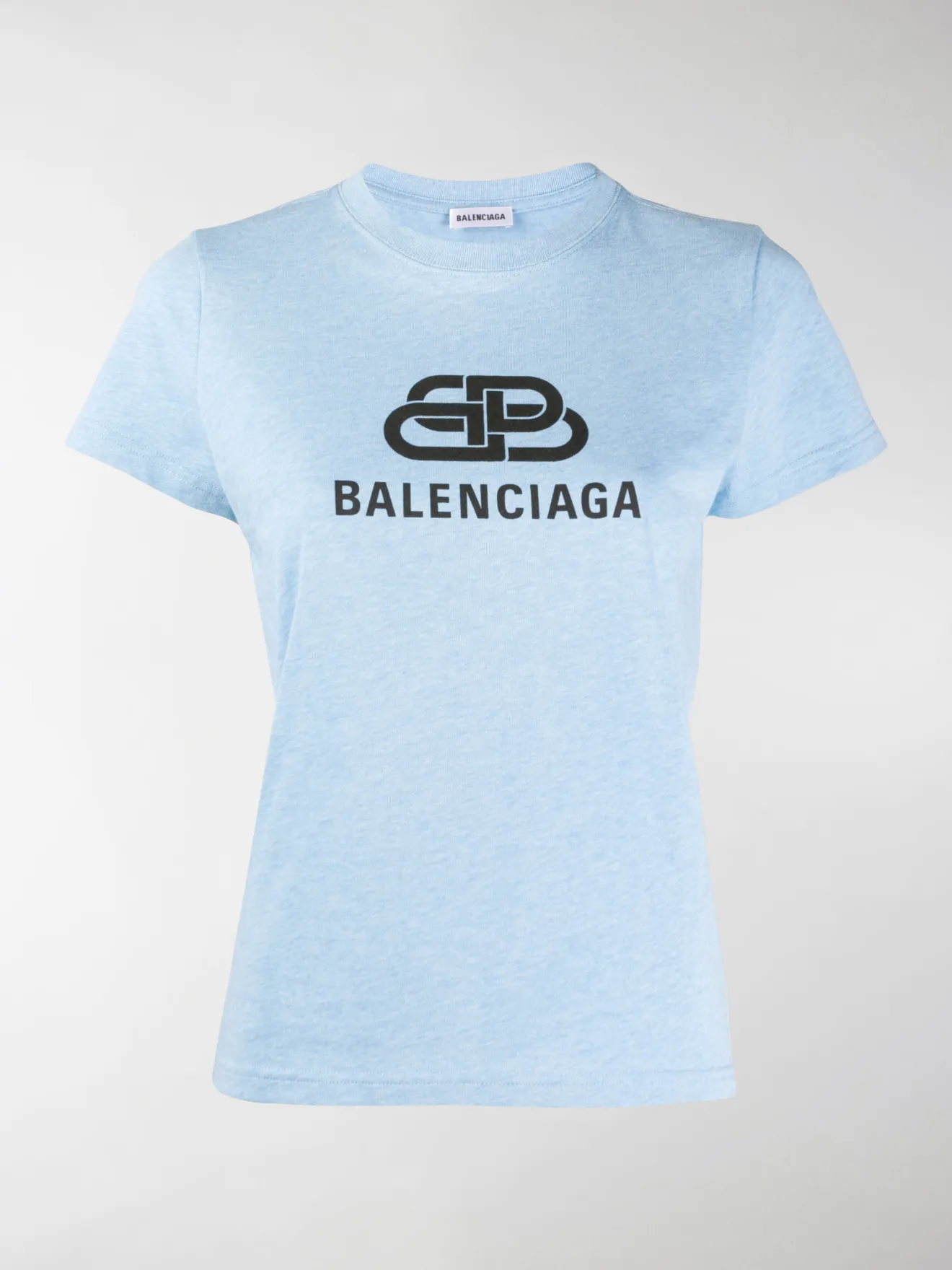 Balenciaga BB logo T-shirt blue | MODES