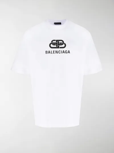 Balenciaga BB print T-shirt white | MODES
