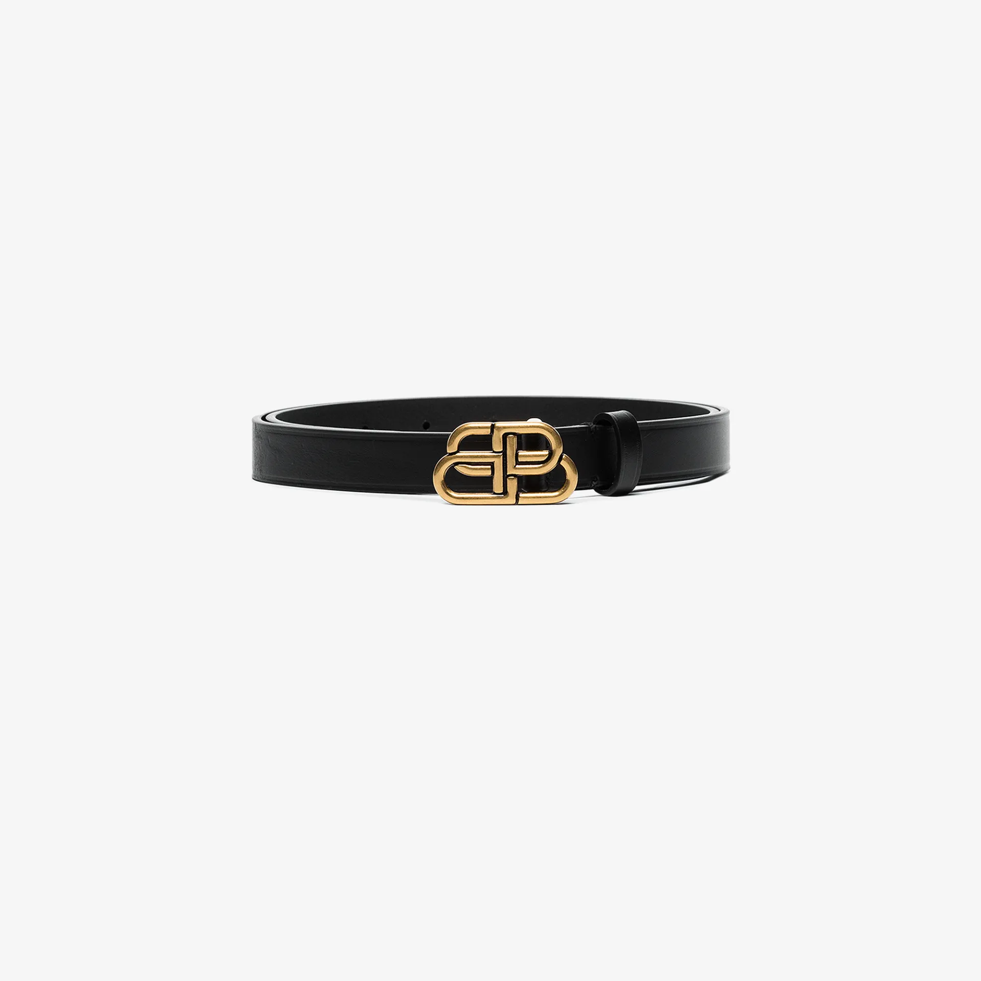 balenciaga bb logo belt