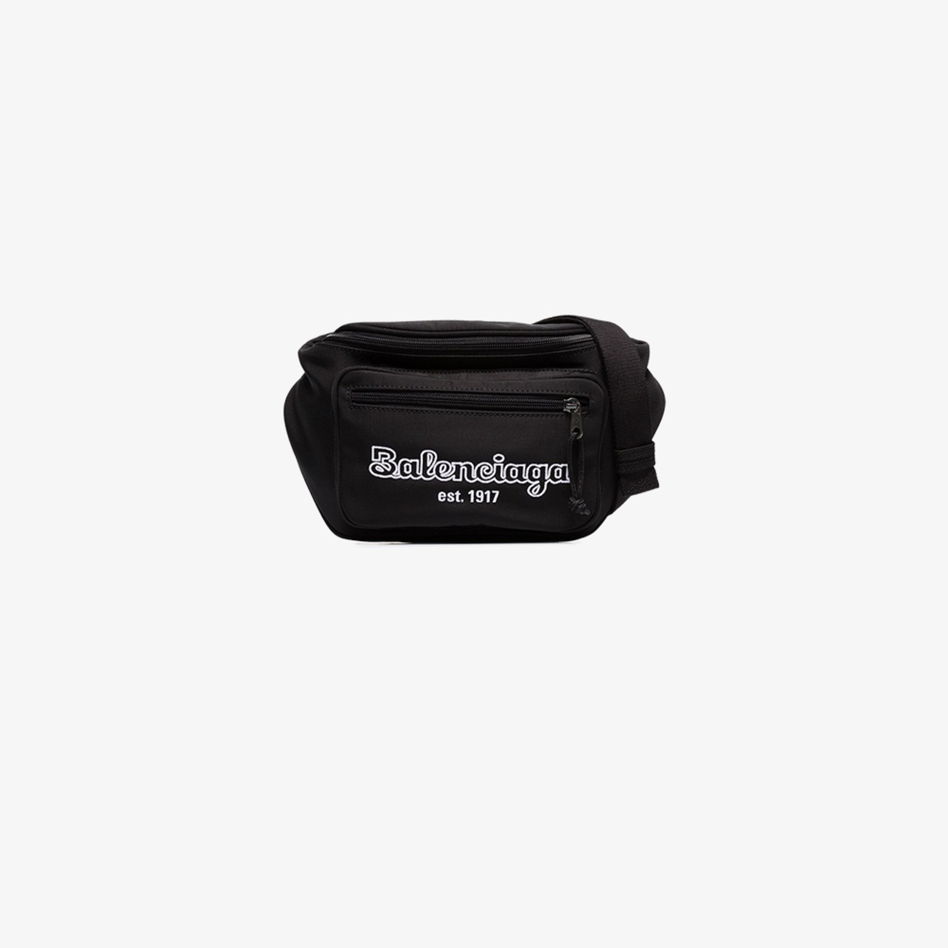 balenciaga fanny pack black