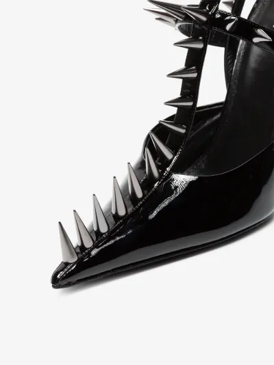 balenciaga bb patent leather pumps