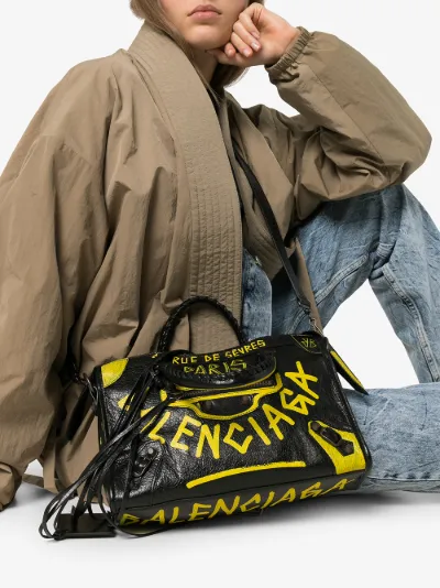 balenciaga graffiti bag small