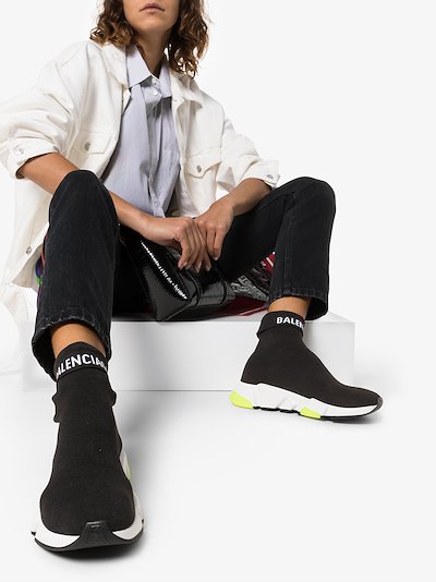 Balenciaga Speed Trainer Maroon all size, Men's Fashion