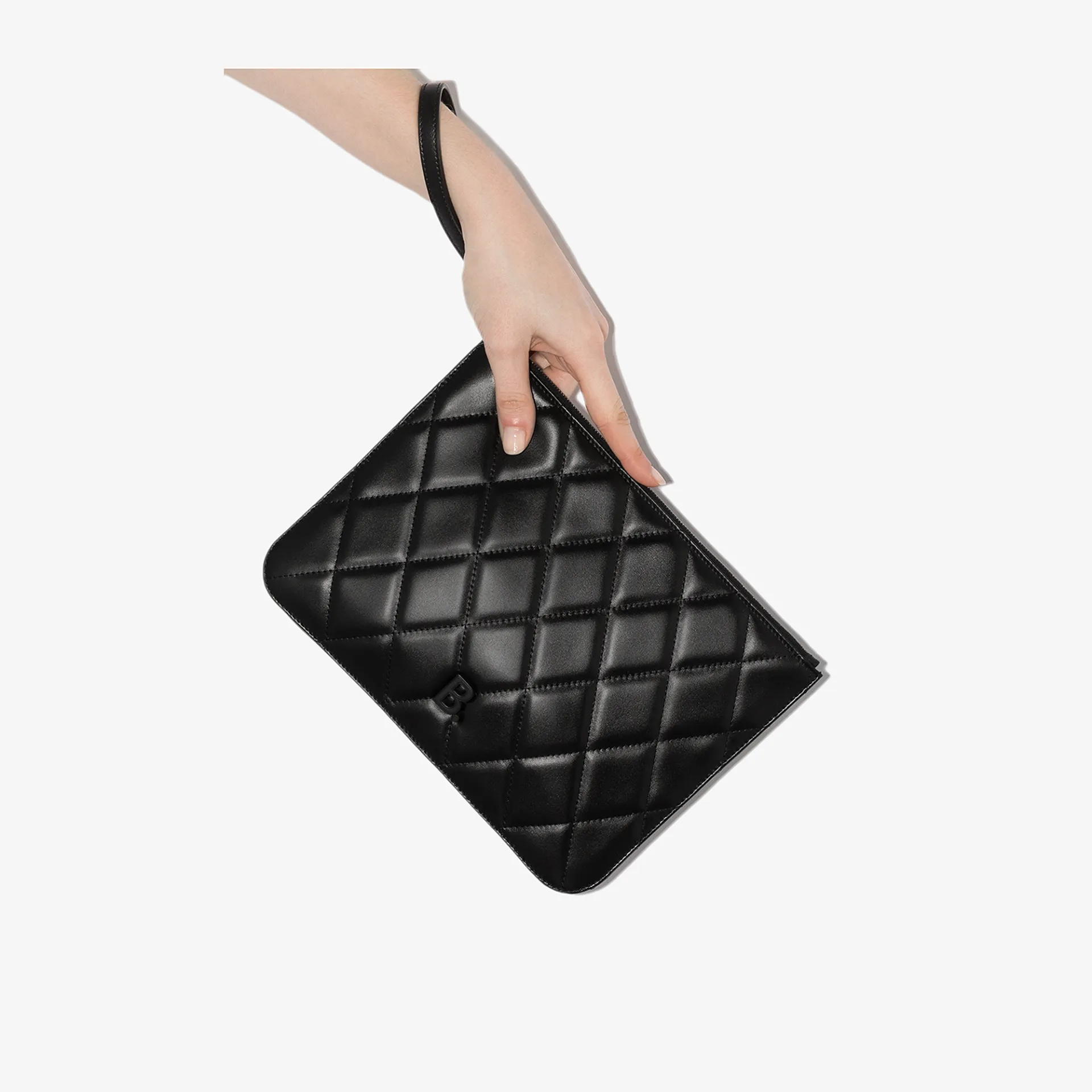 balenciaga black clutch
