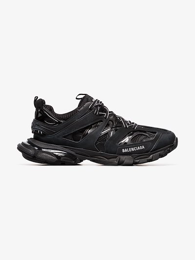 Track low trainers Balenciaga Black size 43 EU in Polyester