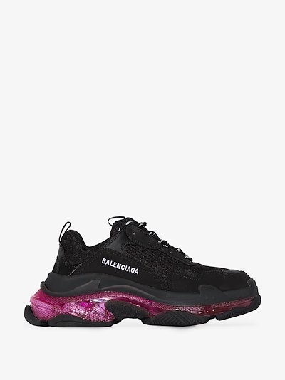 balenciaga black triple s womens