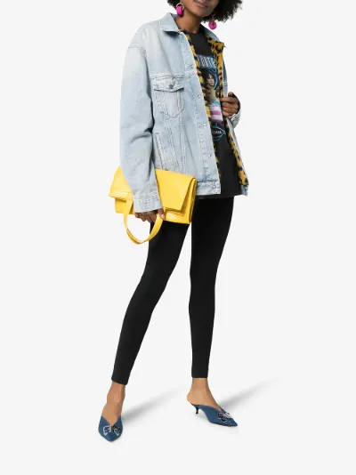 balenciaga denim mules