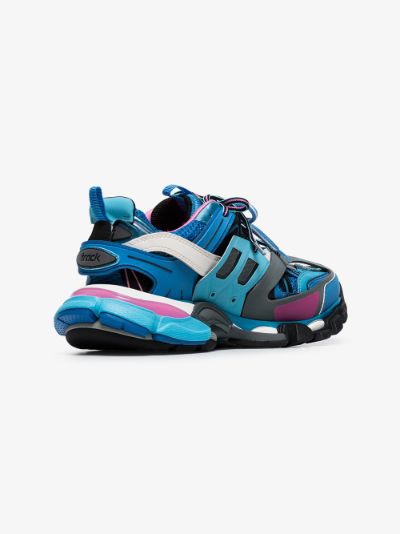 turquoise balenciaga track sneakers