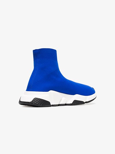 balenciaga sock shoes mens blue