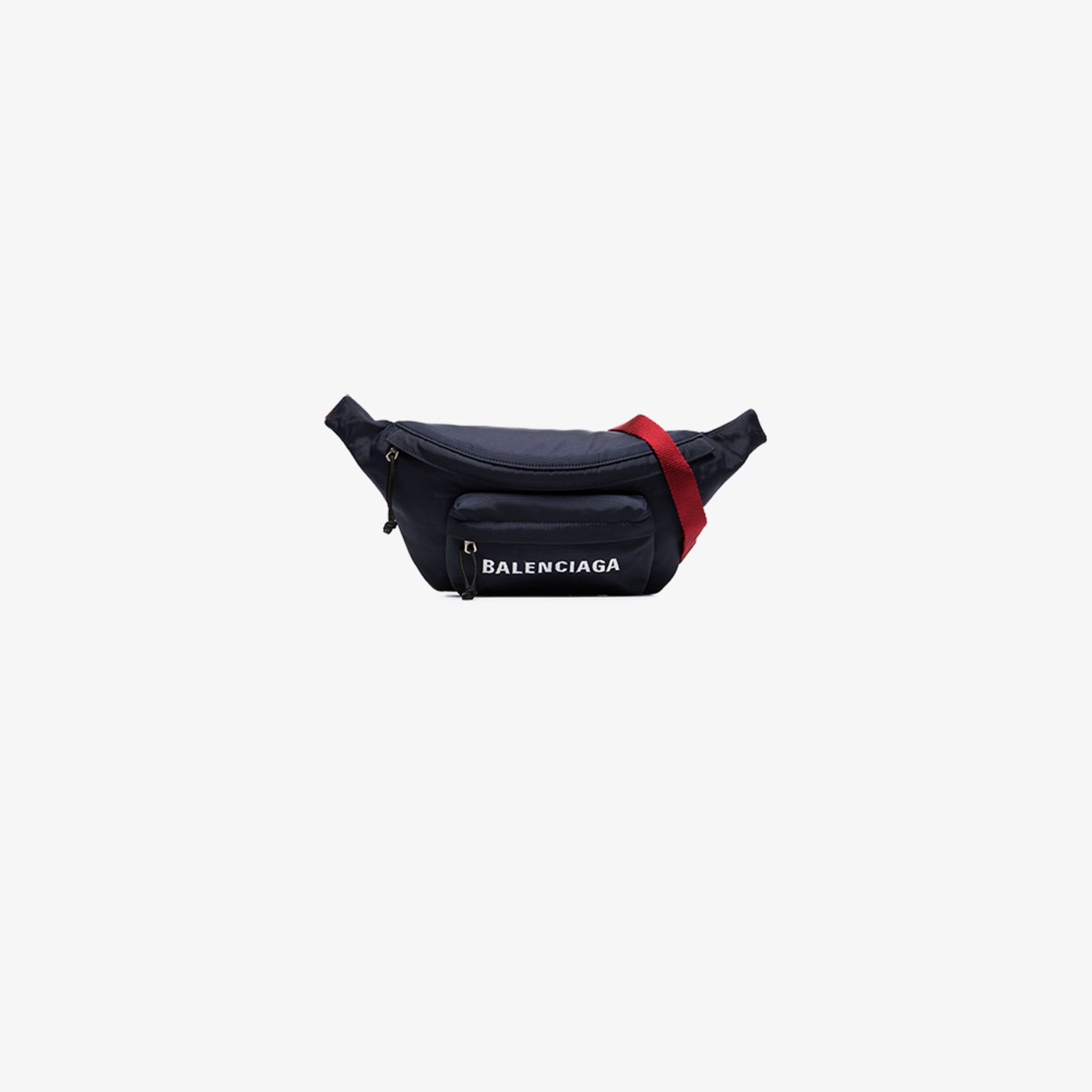 balenciaga fanny pack white