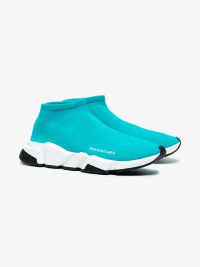 turquoise balenciaga sneakers