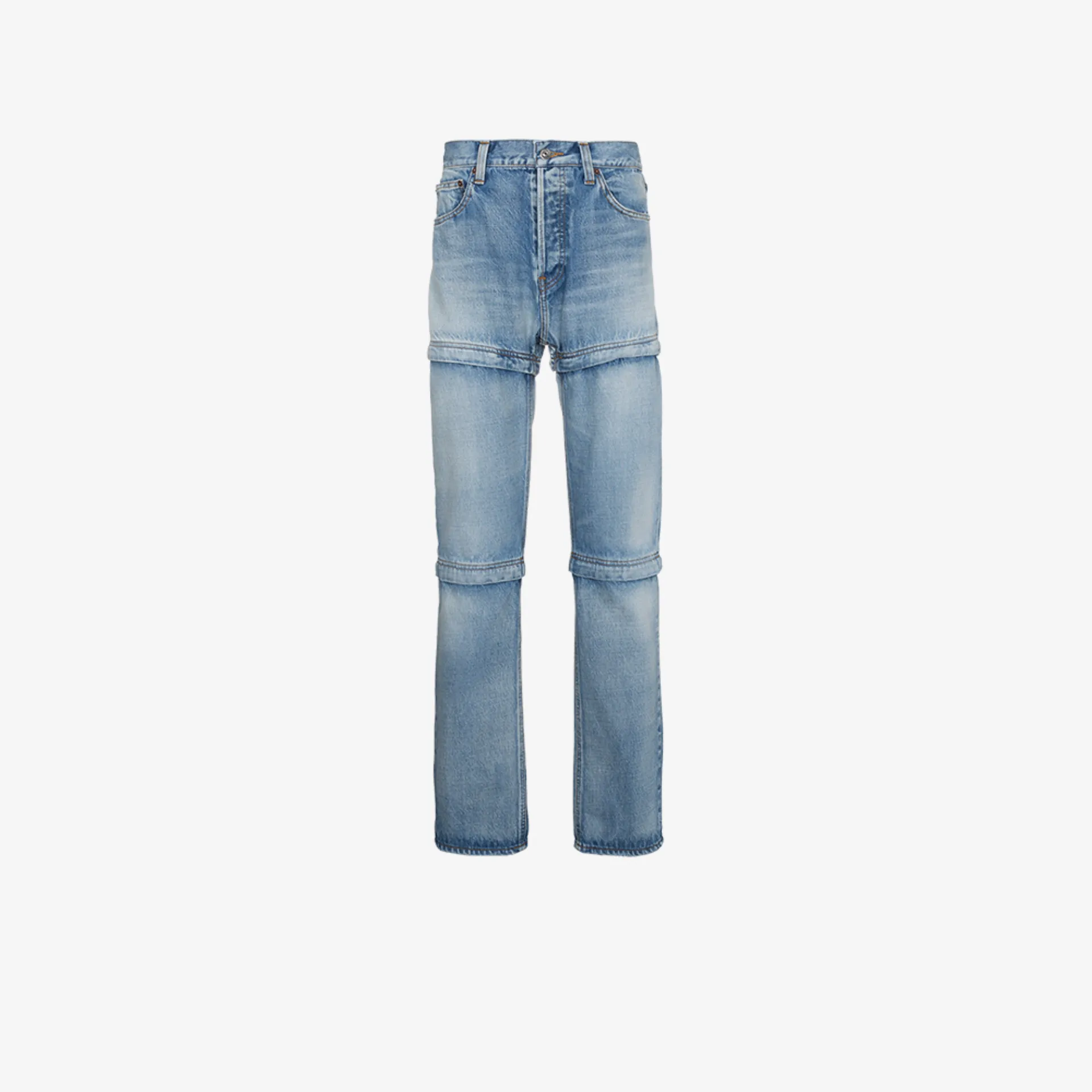 balenciaga zipped jeans