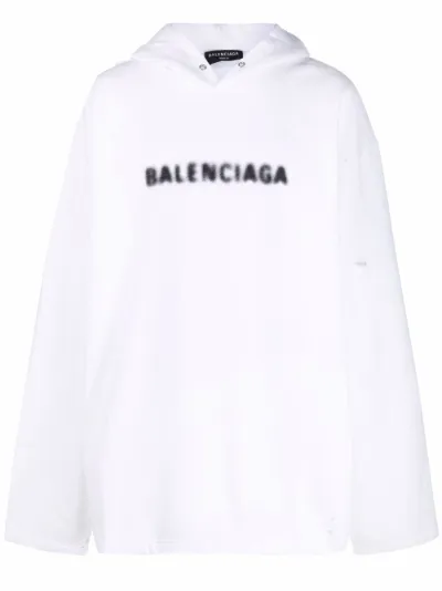 balenciaga logo hoodie