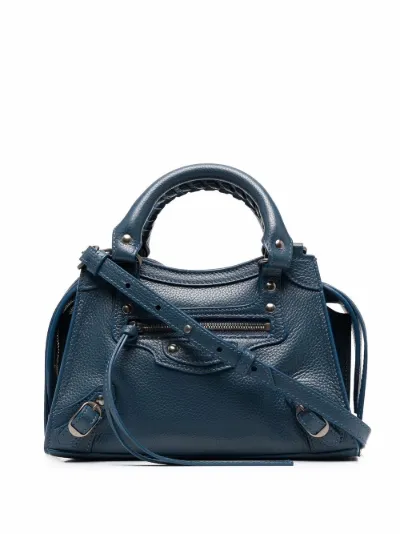 Balenciaga Borsa a tracolla mini City blu | MODES