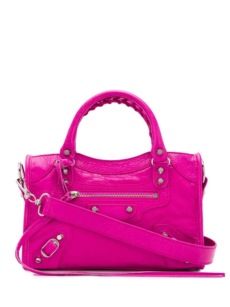 Balenciaga Borsa tote City mini rosa | MODES
