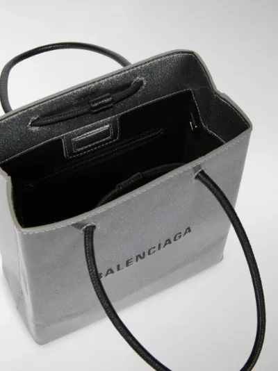 Balenciaga Borsa tote glitterata argento | MODES