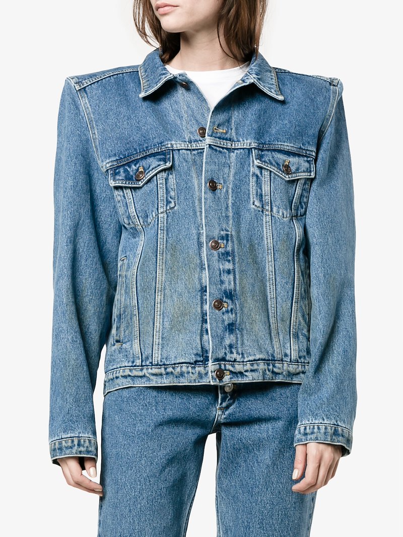 balenciaga boxy denim jacket