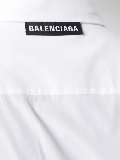 white balenciaga button down
