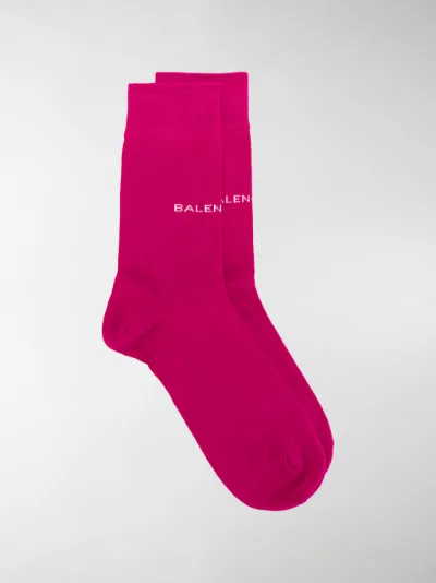 Balenciaga Calzini con logo rosa | MODES