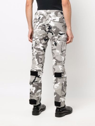 army print cargo pants