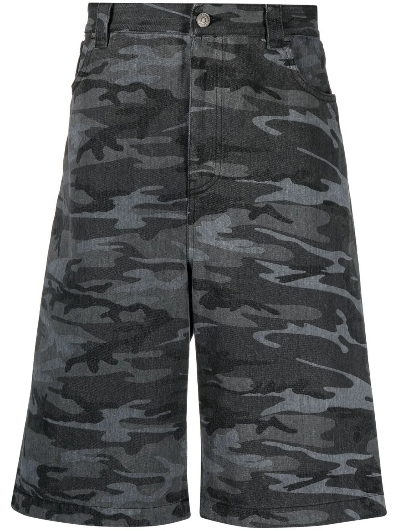 grey camouflage shorts