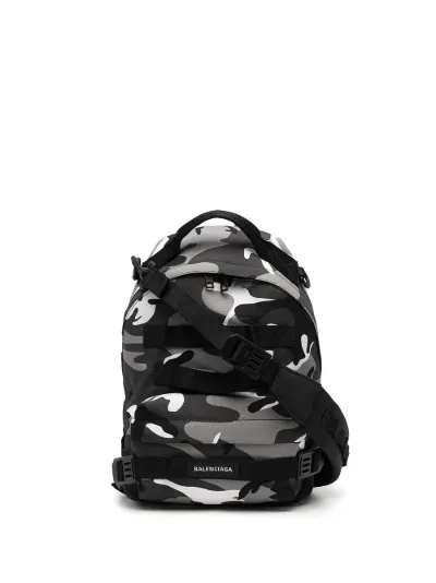 camouflage print backpack