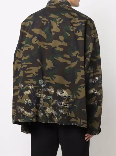 camouflage oversized jacket