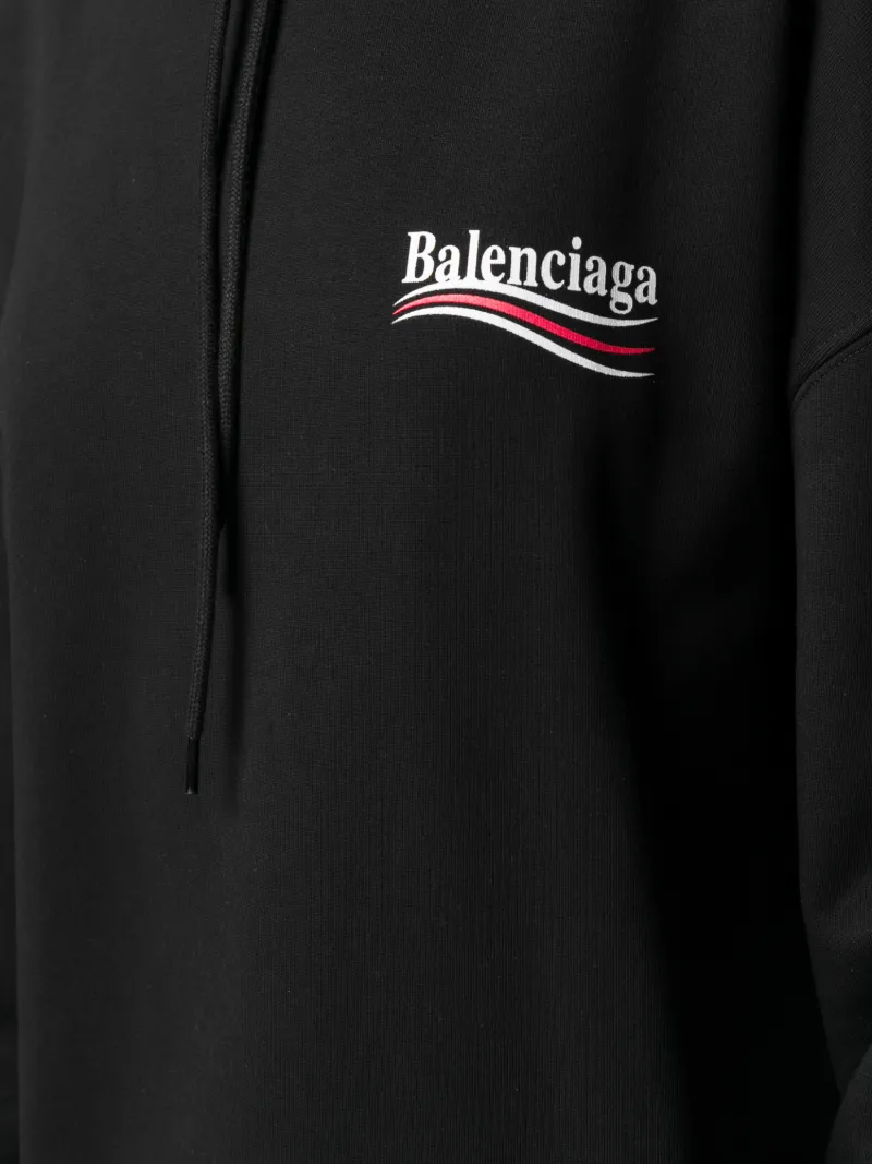 balenciaga political logo hoodie