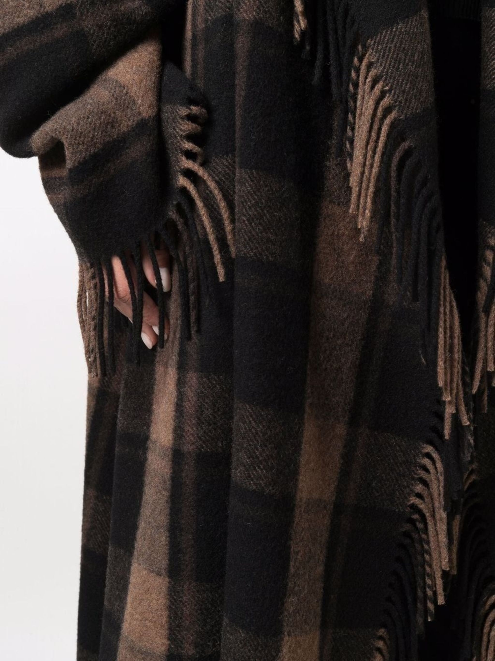 Balenciaga checked blanket coat | Eraldo.com DE