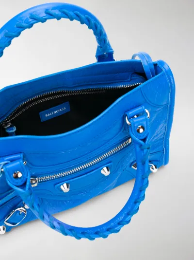 balenciaga city bag blue
