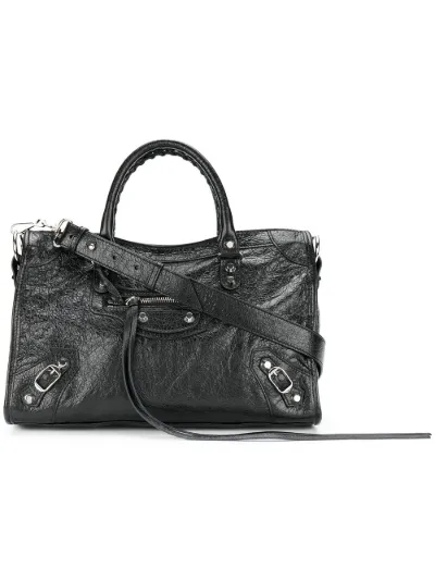 balenciaga classic city small leather shoulder bag