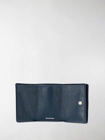 Balenciaga City mini wallet blue