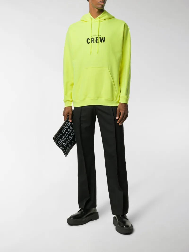 lime green balenciaga hoodie