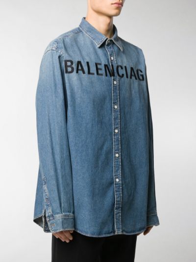 balenciaga jeans shirt