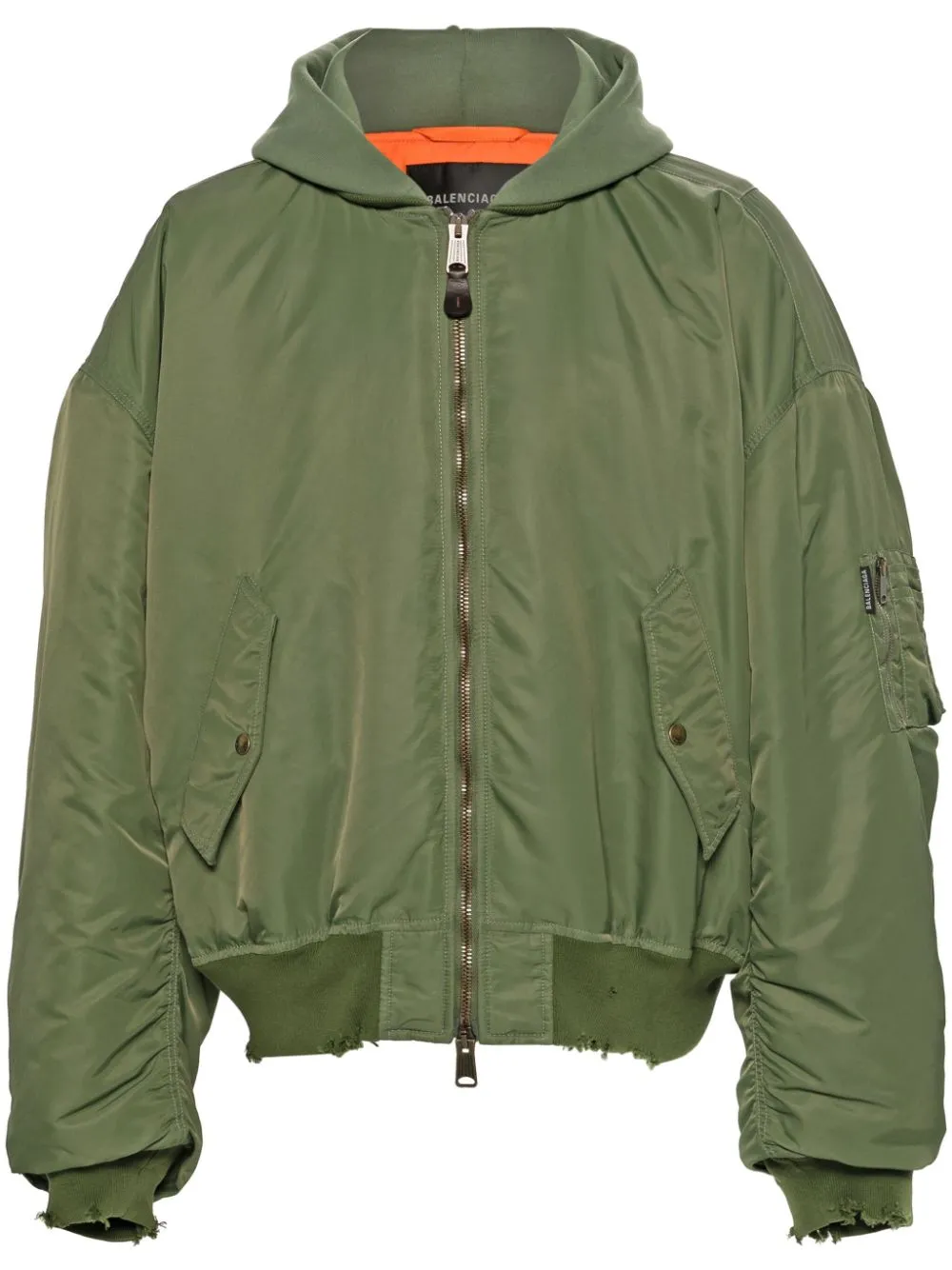 Green balenciaga jacket online